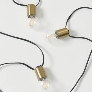Glow Globe Plug-in String Lights